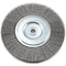 Forney Wire Wheel, Crimped, 6 in x .008 in x 1/2 in - 5/8 in Arbor 72747 - alternate 1